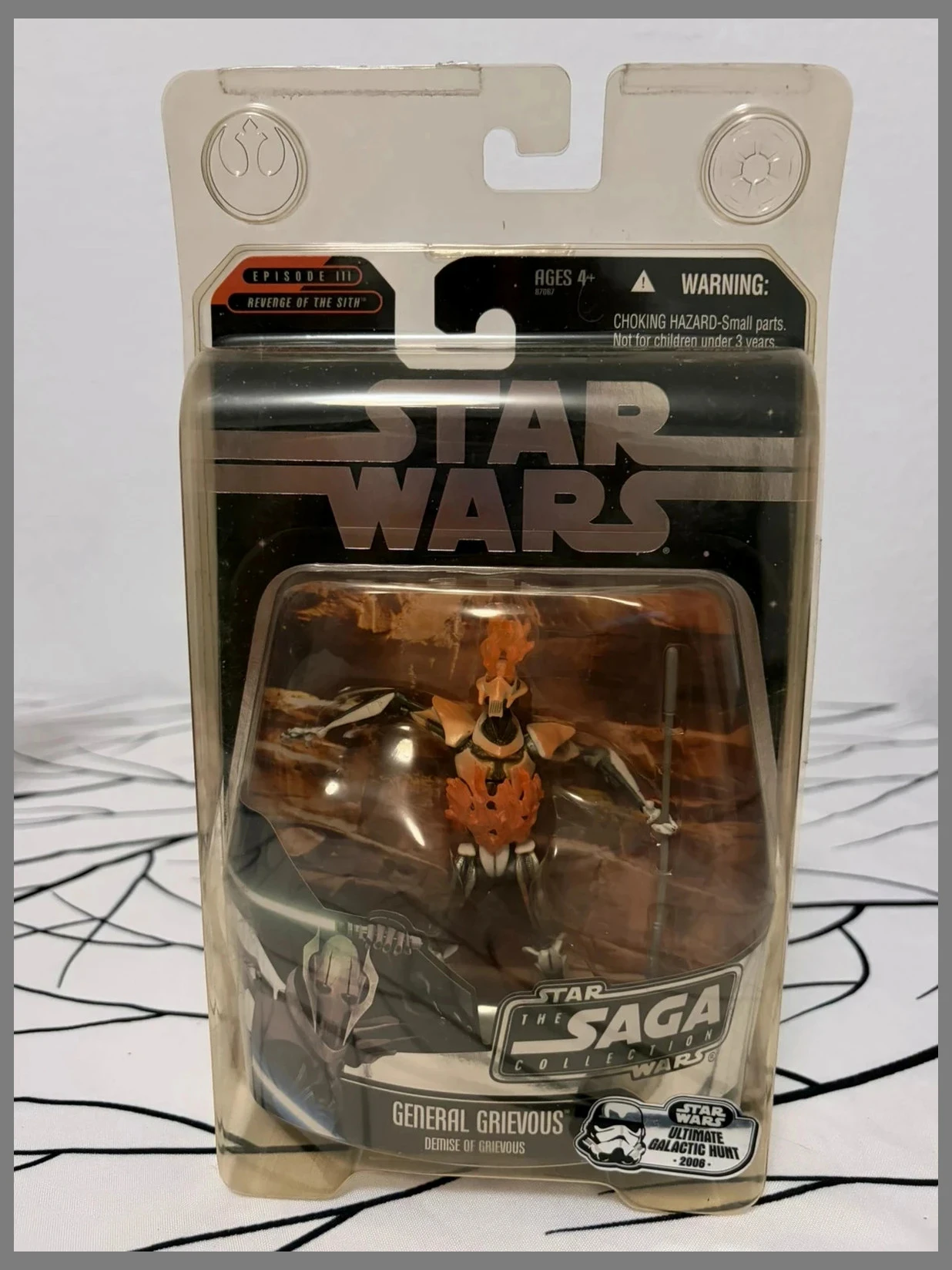 General Grievous – Star Wars The Saga Collection – Demise of Grievous – Hasbro – Neuf sous blister